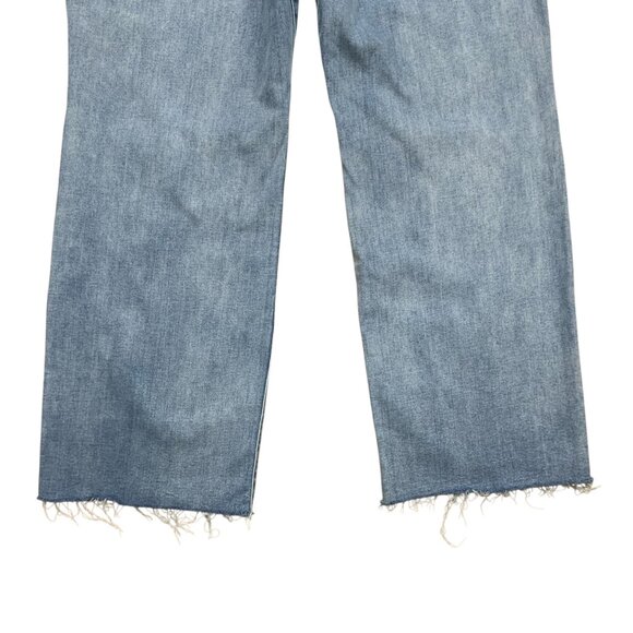 Judy Blue Straight Fit Jeans 20W Plus Size Light Wash Distress V Waist High Rise - Picture 10 of 12